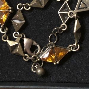 Amber colored bracelet